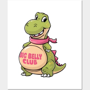 Pregosaurus Rex Pregnancy Mom Dinosaur, Pregnancy Gift Posters and Art